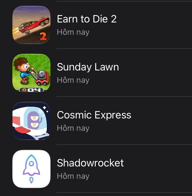 Cosmic Express + Shadowrocket